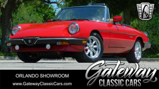 1987 Alfa Romeo Spider 